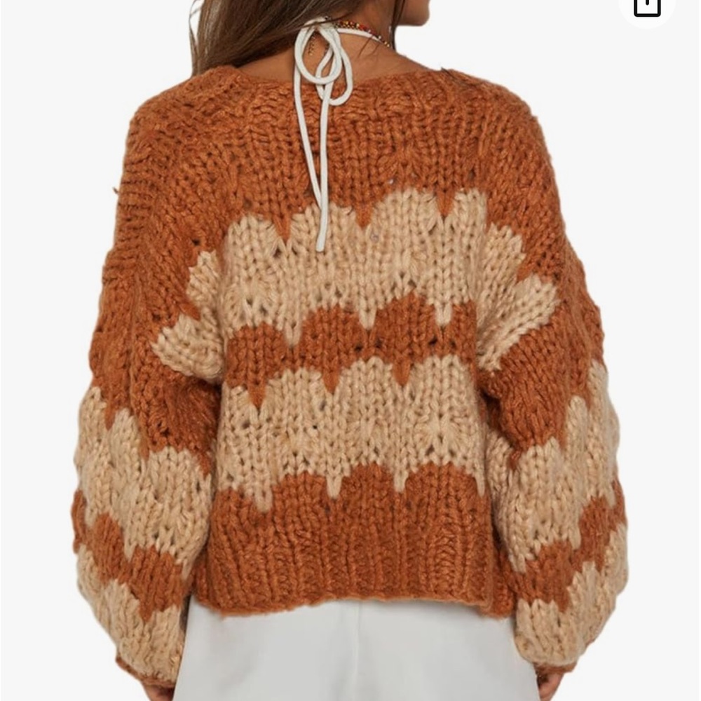Oversized knit cardigan